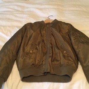 Olive green jacket
